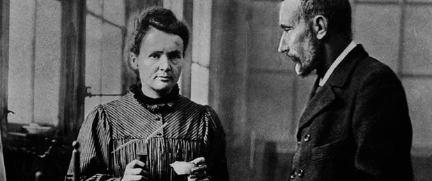 Marie Curie y su marido - Fuente: Wikimedia