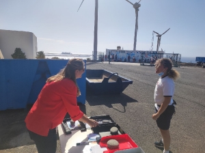 Gymcana en la primera hidrogenera de Canarias 