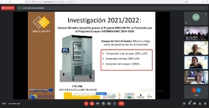 Jornada virtual MACLAB-PV Abrimos las puertas del laboratorio SiCellLab. 10-11-2021_7