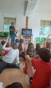 El astrónomo visita el cole. Taller de observación solar