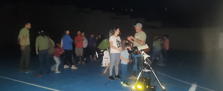 Observación astronómica nocturna CEIP Puntagorda. La Palma. 16-11-2023_4